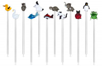 Bowlespieße - Glas Tiere 12 Stück M handarbeit Lauschaer Glasartikel Bowlespieße - Glas Tiere 12 Stück M handarbeit Lauschaer Glasartikel