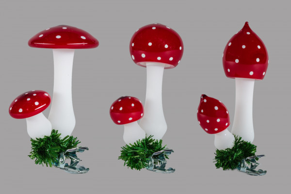 Fliegenpilz - Doppelpilz 3er Set