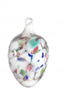 Osterei Glas 1Stück Granulat bunt mundgeblasen Lauschaer- Glasartikel Osterei Glas 1Stück Granulat bunt mundgeblasen Lauschaer- Glasartikel