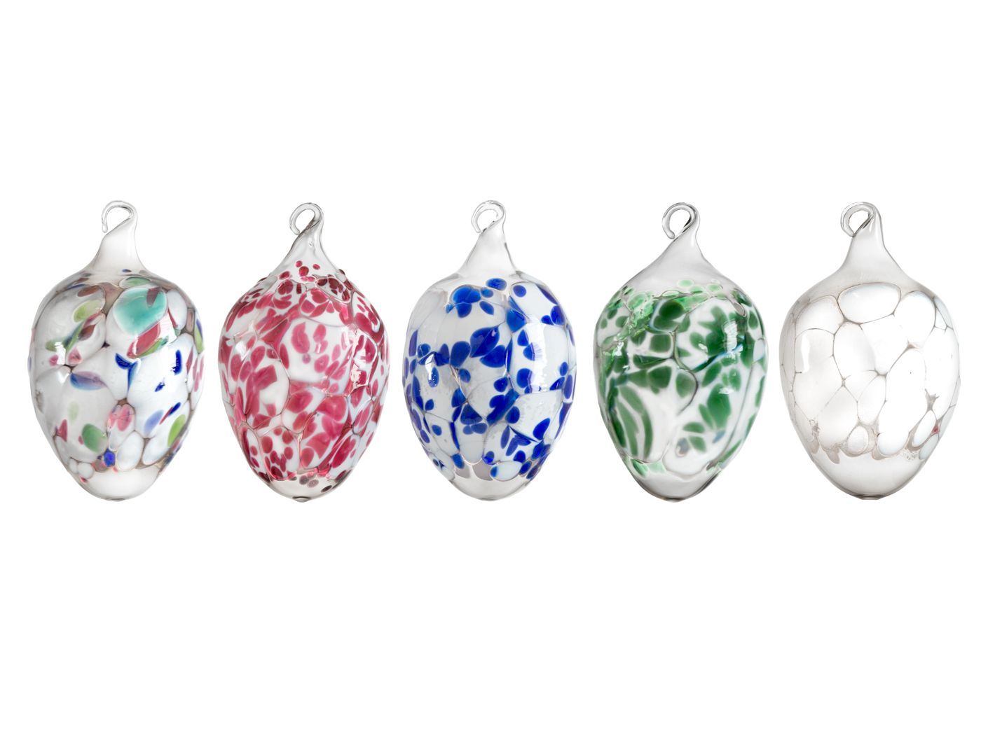 Osterei Glas Lauscha  Glasbläser Dekoart mundgeblasen 
