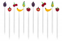 Bowlespießer- Glas Früchte 12 Stück handarbeit Lauschaer Glasartikel Bowlespießer- Glas Früchte 12 Stück handarbeit Lauschaer Glasartikel